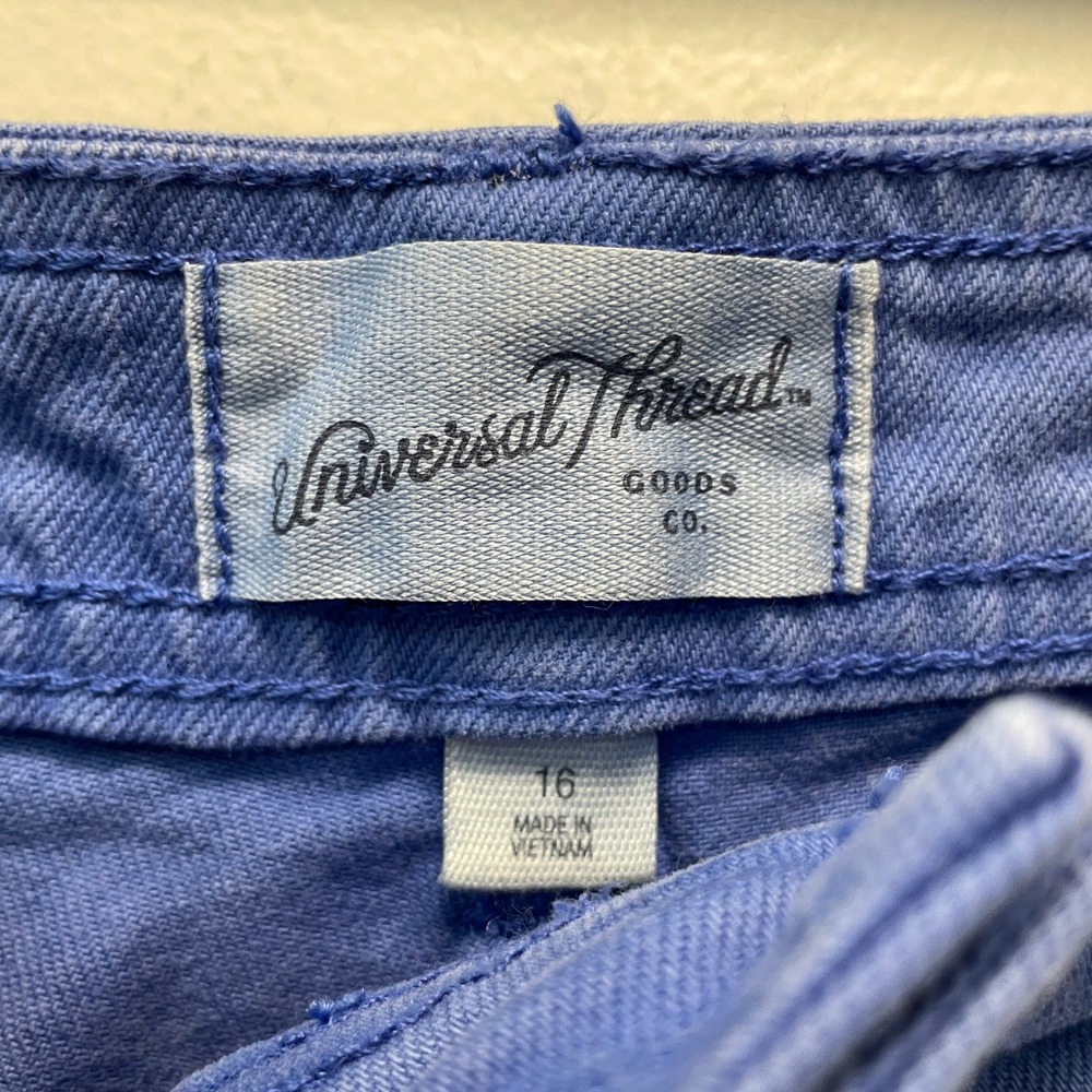 Universal Thread Women's Blue Sailor High Rise Wide Leg Jeans Size 16 - Picture 3 of 7